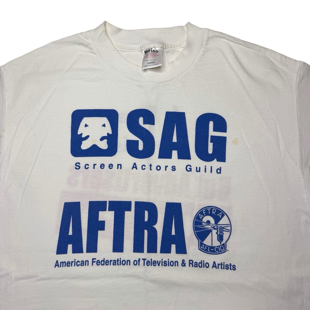 Vintage SAG screen actors guild Hollywood movie shirt